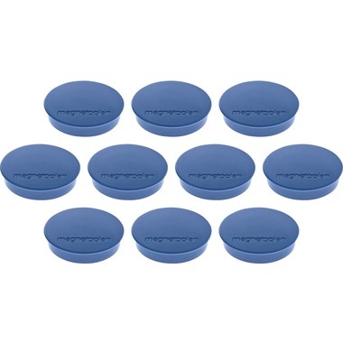 MAGNETOPLAN Aimant Discofix Standard 30mm 1664214 bleu foncé, env. 0.7kg 10 pcs.