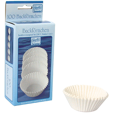 DEMMLER Diplomat-Kapseln 5x2,5cm 5012122024 weiss 200 Stück