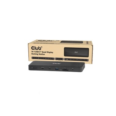 Club 3D Docking Station CSV-2540 14-1 USB-C Quad-Display