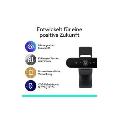 Logitech Webcam Brio 4K Ultra HD graphite