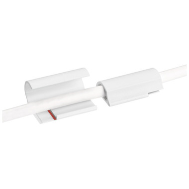 TESA Powerstrips Kabel-Clip 580350001 bis 8mm Kabelstärke 5 Stück