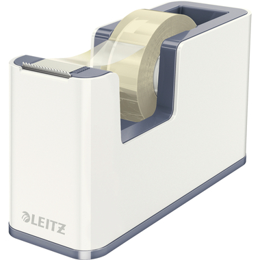 LEITZ Tape Dispenser WOW 19mmx33m 53641001 blanc/gris