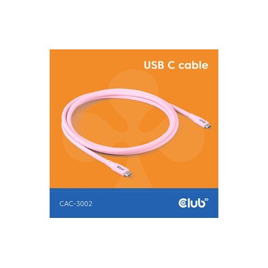 Club 3D USB4 Cable CAC-3002 240 W USB-C - USB-C 2 m