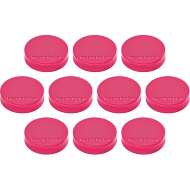 MAGNETOPLAN Aimant Ergo Medium 10 pcs. 1664018 pink 30mm