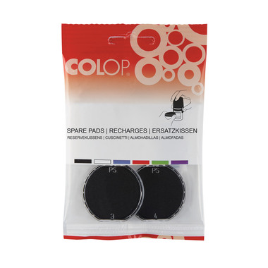 COLOP Cuscinetto per timbri E/R40 nero 2 pezzi