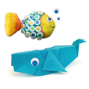 URSUS Wackelaugen Stapelbox 8640099 assortiert 400 Stück