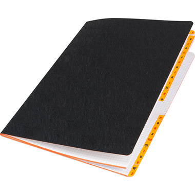 NEUTRAL Cahier toile cirée 10,6 x 17cm 02.11.17.48. blanc 80g, 4x4mm 48 flls.