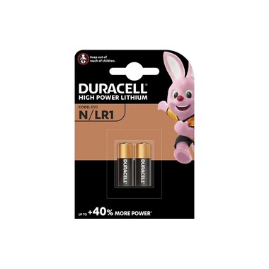 Duracell Photo Battery Alkaline N / LR1, 2 pieces