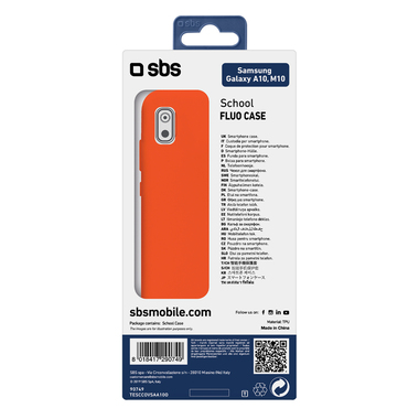 Cover fluo morbida e leggera per Samsung Galaxy A10, M10
