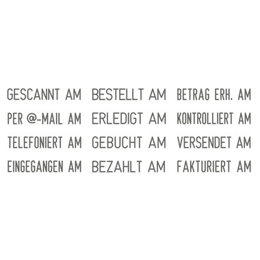 TRODAT Tampon Printy D 4817D-EK-SC 12 textes 4x46mm