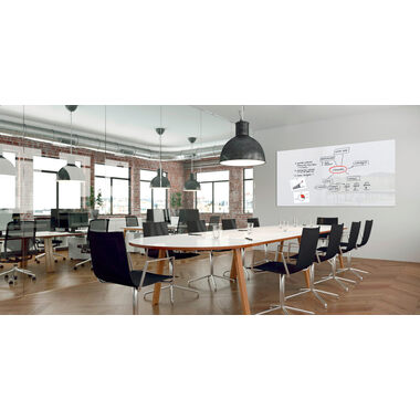 SIGEL Glas-Magnetboard GL235 weiss 2400x1200mm