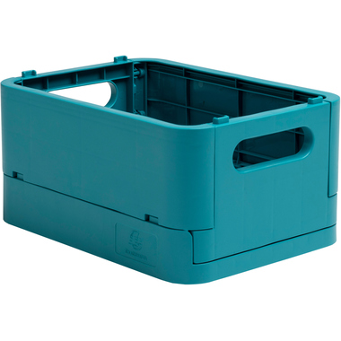 EXACOMPTA Box pieghevole Skandi A6+ 27034D Mini blu pacifico 185x35x135mm