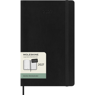 MOLESKINE Agenda Classic Large 2027 DSB12WN3DY27 1S/1P noir SC 13x21cm