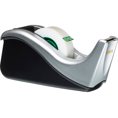 SCOTCH Dérouleur table argent/noir C60-ST incl.1 roul.Magic 810 19mmx33m