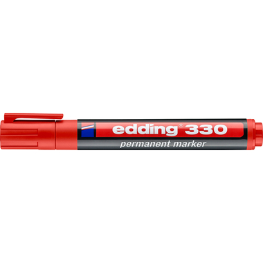 EDDING Permanent Marker 330 1-5mm 330-002 rot