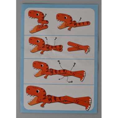 ROOST Kit de bricolage DIY KN250 Dino, Serpent, Licorne ass.