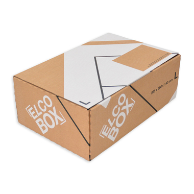 ELCO Emballage d'envoi L 28834.25 marron/blanc 395x250x140mm