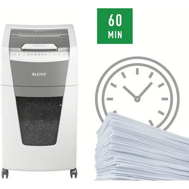 LEITZ Destructeur documents IQ AF 8015-20-00 Office 300, P-4, 60lt