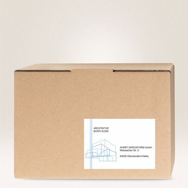 AVERY ZWECKFORM Universal-Etiketten 210x148mm 6604 weiss 130 Stk./65 Blatt