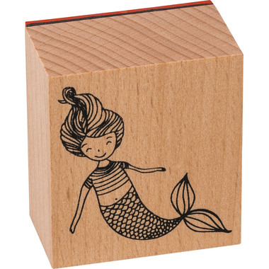 HEYDA Set timbro Mermaid 12x10x3cm 204888678 marrone 10 pezzi