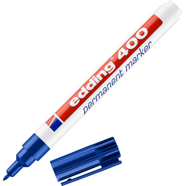 EDDING Permanent Marker 400 -1mm 400-3 blu