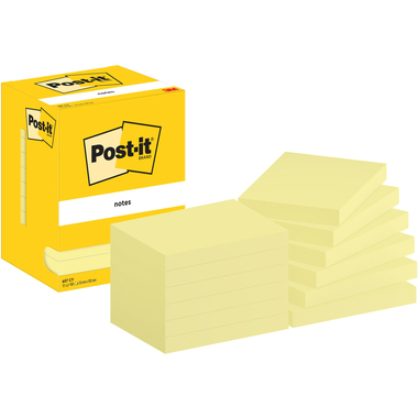 POST-IT Block 76x102mm 657 CY Gelb 12x100 Blatt