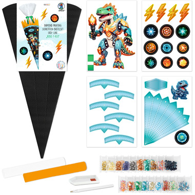 URSUS Cono Scuola Set Easy 1004 00 02 T-Rex 3D, 86 cm