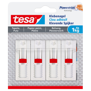 TESA Klebenagel 4x1 kg 77774-00009 Tapete, Putz