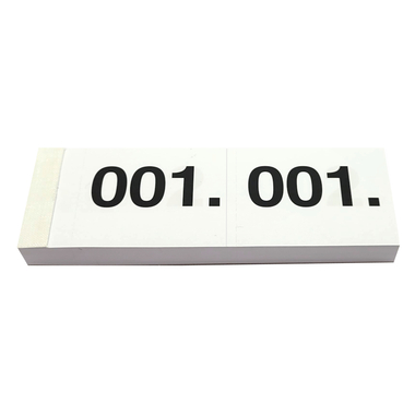 SIMPLEX Garderobenblock 1-100 13070 weiss 100 Blatt