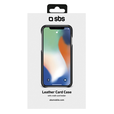 Coque rigide en cuir véritable pour iPhone XS, X