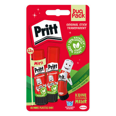 PRITT Bâtons de colle 11g PK4DB 2 pièces