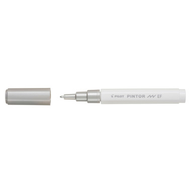PILOT Marker Pintor 0.7mm SW-PT-EF-SI argento