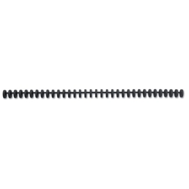 GBC Baguettes de reliure 12mm A4 388064E noir, 34 anneaux 50 pcs.
