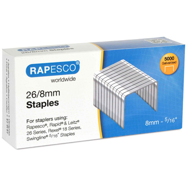 RAPESCO Heftklammern 26/8mm S11880Z3 5000 Stück verzinkt