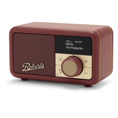 Roberts DAB+ Radio Revival Petite 2 Dunkelrot