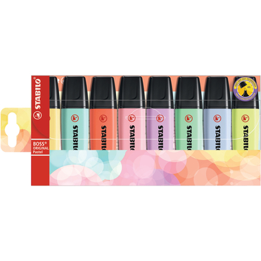 STABILO Textmarker BOSS Pastell 70/8-3 8 pezzi ass.