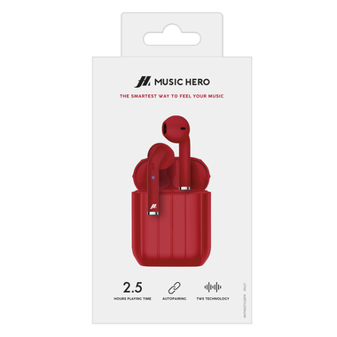 Écouteurs sans fil avec station de charge de 300mAh, touches multifonctions pour musique et appels