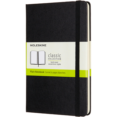 MOLESKINE Taccuino Classic HC Medium 647626604 nero, bianco 208 fogli