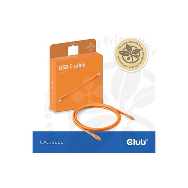 Club 3D Cavo USB4 CAC-3000 240 W USB-C - USB-C 2 m