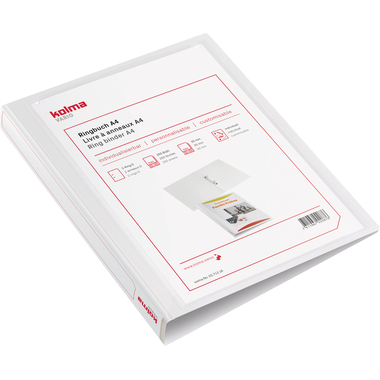 KOLMA Classeur ann.Vario Light KF A4 02.710.16 blanc, 2-anneaux 20mm