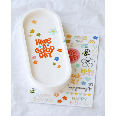 I AM CREATIVE Rub on Sticker A5 4010.62 Geburtstag