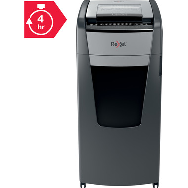 REXEL Aktenvernichter Optimum AF+ 2020750XCH 750X, P-4, 140lt
