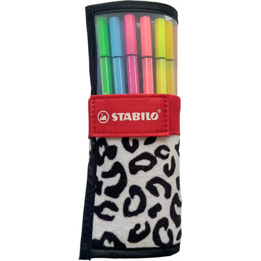 STABILO Rollerset Pen 68 1mm CH6825-08-05 Schneeleo 25 Stück