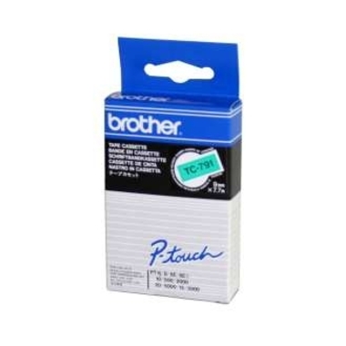 PTOUCH Nastro, plastific. nero/verde TC-791 PT-3000 9 mm