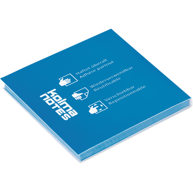 KOLMA kolma NOTES 76x76mm 13.009.05 1x100 pages bleu