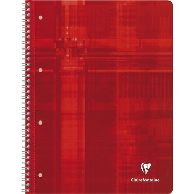 CLAIREFONTAINE Spiralheft Studium A4 8256 liniert, ass. 80 Blatt