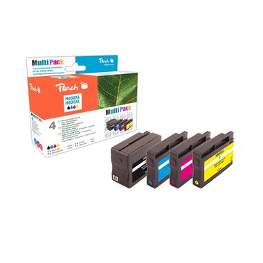 Peach Set di cartucce d'inchiostro HP Nr. 932XL / 933XL BK, C, M, Y