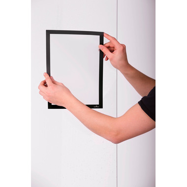 DURABLE Duraframe SUN A4 484101 aderente, nero 2 pezzi