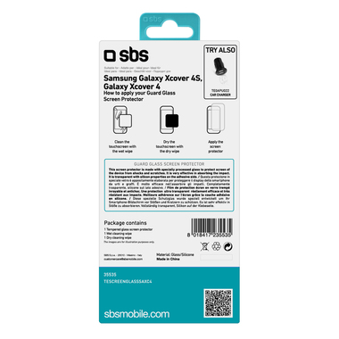 Pellicola in vetro temperato per Samsung Galaxy Xcover 4S, 4