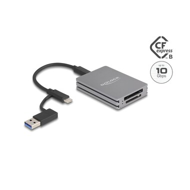 Delock Card Reader Extern 91011 USB type-C pour SD/CFexpress Type B